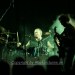Drummer im Nebel